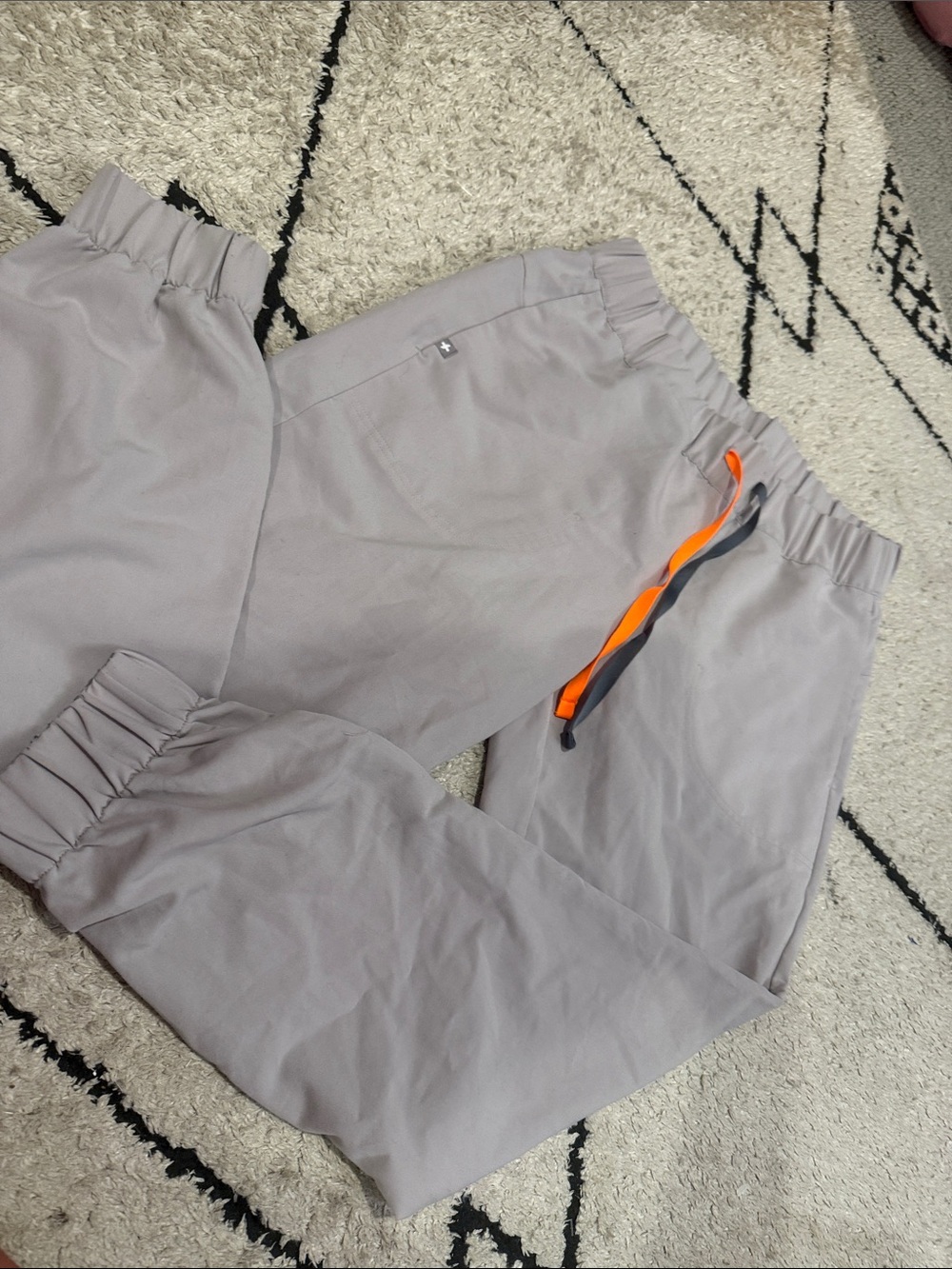 figs technical collection Light Gray Jogger Pants with Drawstring m